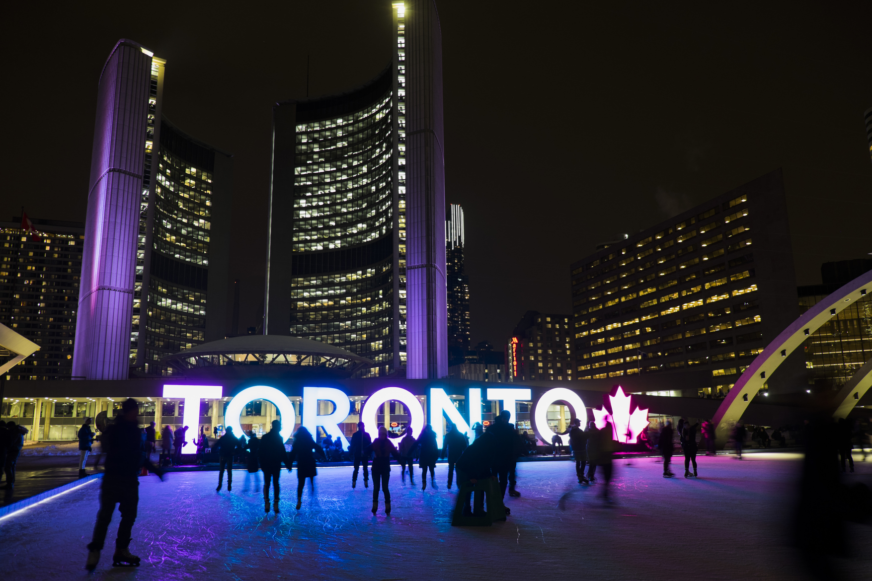 Toronto at night