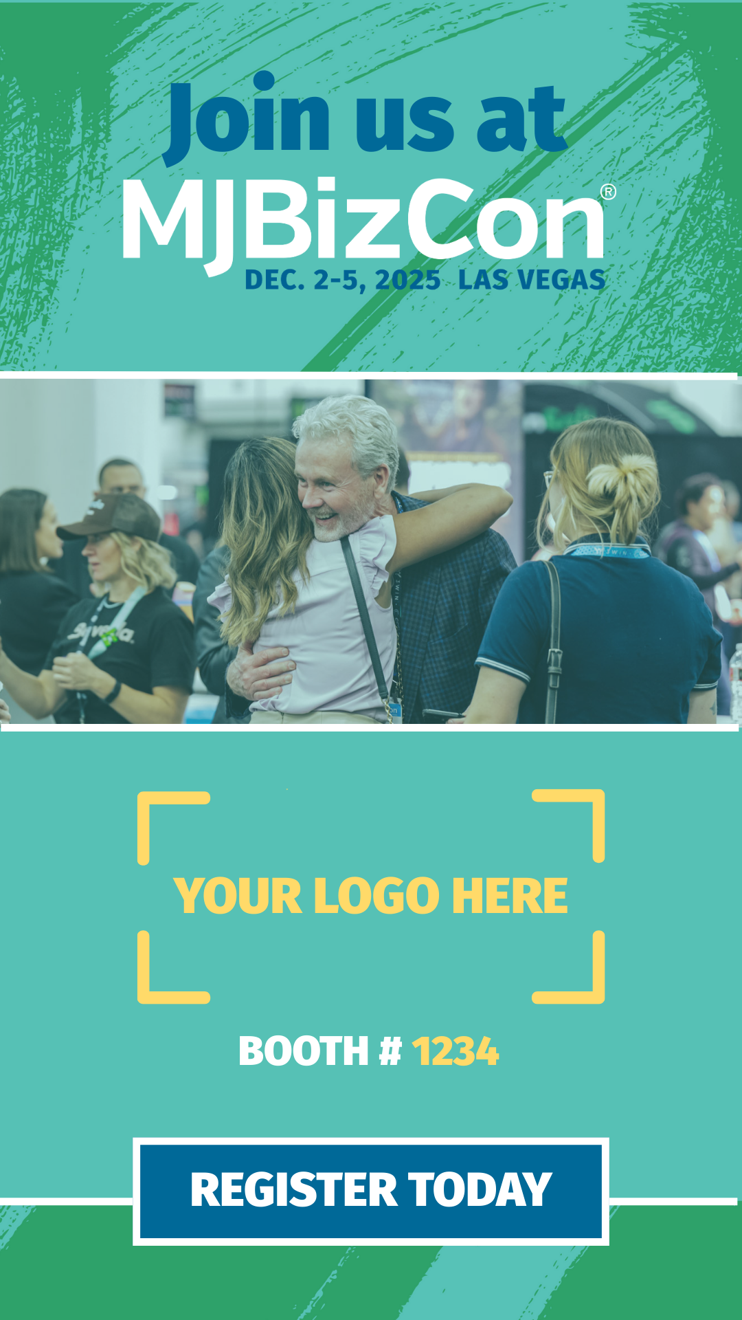 Example of MJBizCon Exhibitor Social Post