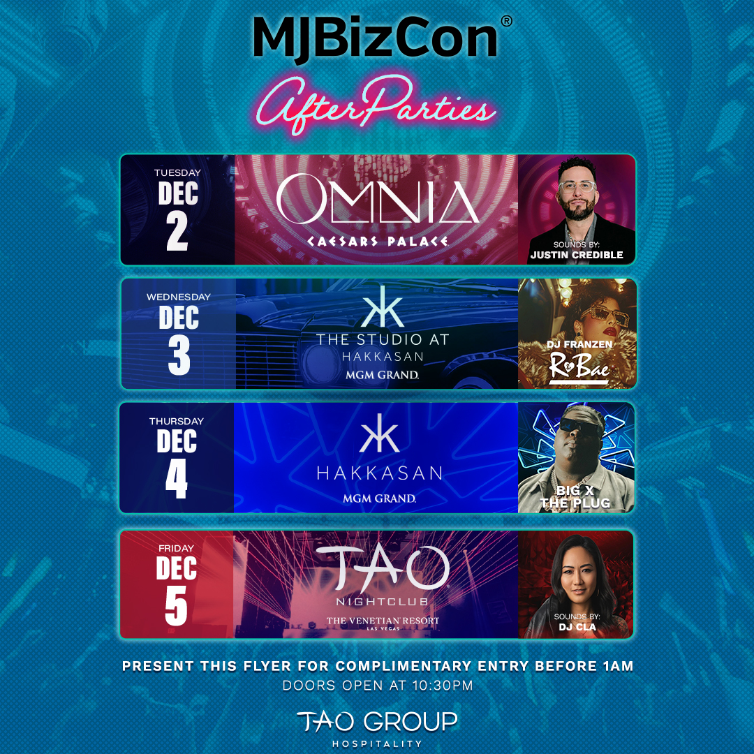 TAO GROUP MJBIZCON AFTERPARTIES