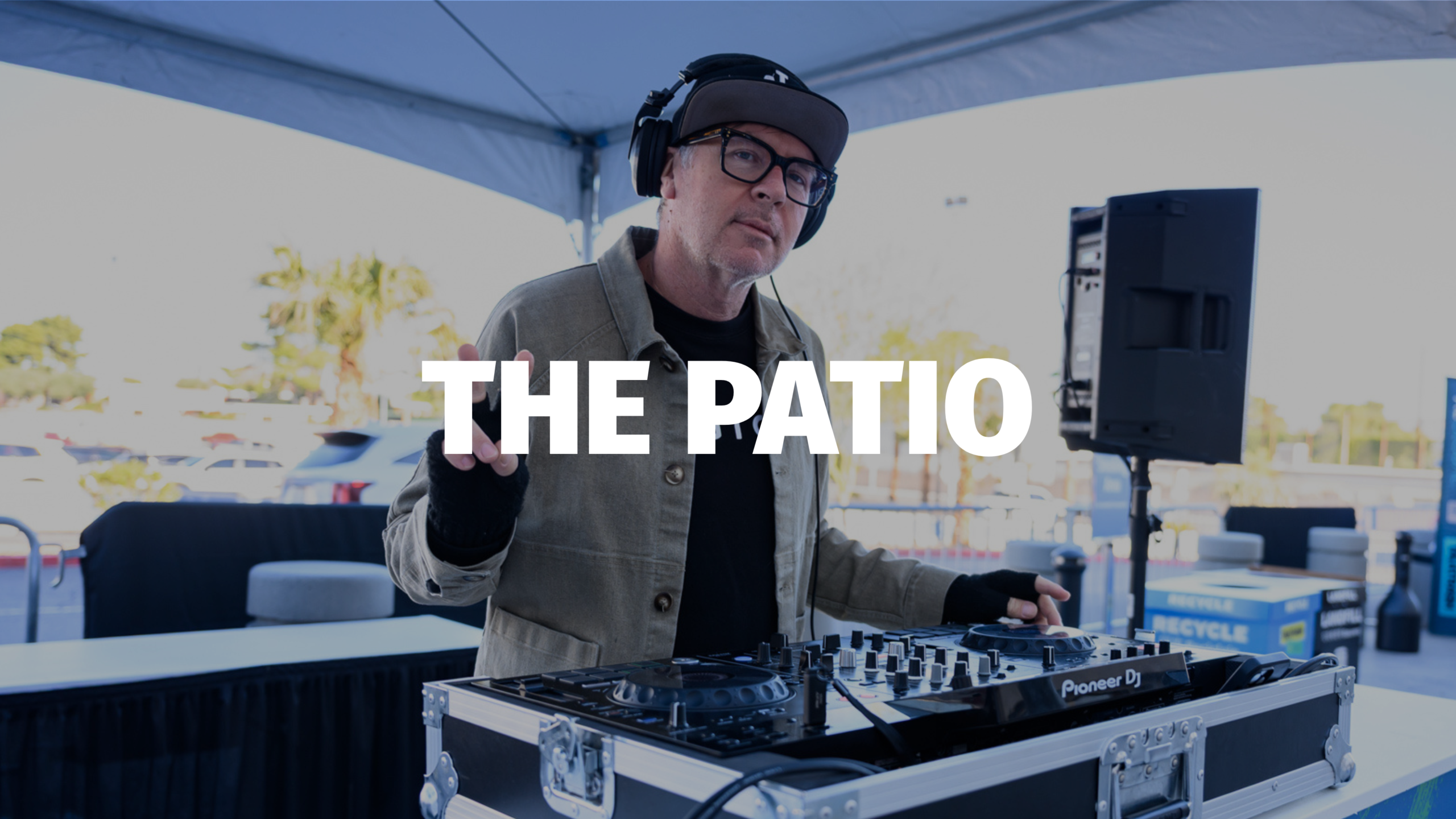 The Patio at MJBizCon is the official outdoor headquarters for laid-back conversation.